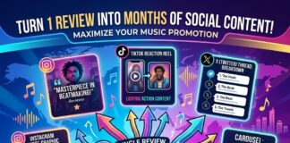 How to Turn One Music Review into Months of Social Content