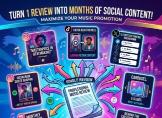 How to Turn One Music Review into Months of Social Content