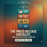 The Press Release Checklist: What Music Outlets Actually Look For