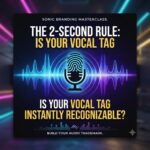 Sonic Branding: Why Your 2-Second Vocal Tag Matters