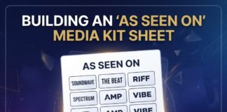 How to Build an “As Seen On” Media Kit Sheet to Impress Booking Agents