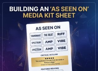 How to Build an “As Seen On” Media Kit Sheet to Impress Booking Agents