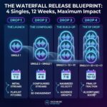 How to Map a 4-Single Waterfall Release Schedule Over 12 Weeks