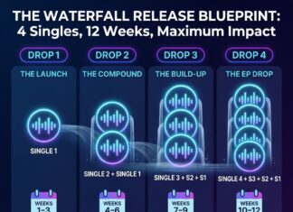 How to Map a 4-Single Waterfall Release Schedule Over 12 Weeks