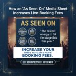 How an “As Seen On” Media Sheet Increases Live Booking Fees
