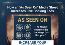 How an “As Seen On” Media Sheet Increases Live Booking Fees