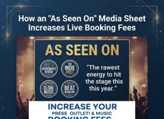 How an “As Seen On” Media Sheet Increases Live Booking Fees