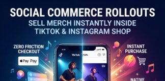 Social Commerce Rollouts: Sell Indie Merch on TikTok & Instagram