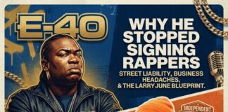 Why E-40 Stopped Signing Rappers & The Larry June Blueprint