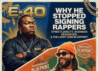 Why E-40 Stopped Signing Rappers & The Larry June Blueprint