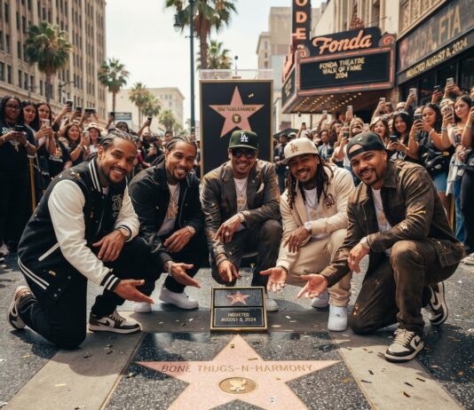 Bone Thugs-N-Harmony Receive Hollywood Walk of Fame Star