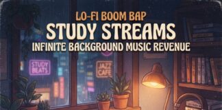Lo-Fi Boom Bap Study Streams: Infinite Passive Revenue for Producers
