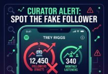 How Independent Curators Spot Fake Spotify Followers
