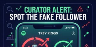 How Independent Curators Spot Fake Spotify Followers