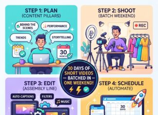 Batch-Produce Short Videos Without Burnout