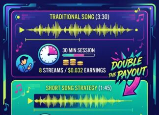 Short Song Payout Math: How 1:45 Tracks Double Royalties