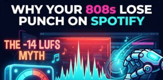 Spotify -14 LUFS Myth: Why Your 808s Lose Punch