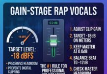 How to Gain-Stage Rap Vocals Before Mixing for Headroom