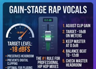 How to Gain-Stage Rap Vocals Before Mixing for Headroom