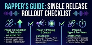 Single Release Rollout Checklist for Rappers: The Ultimate Guide