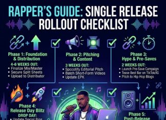 Single Release Rollout Checklist for Rappers: The Ultimate Guide