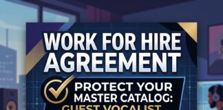 Work For Hire Agreement for Guest Vocalists: Protect Your Masters