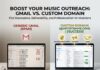 Custom Domain Emails: Why @artistname.com Beats Gmail