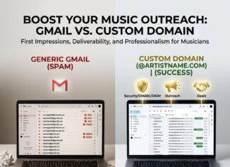 Custom Domain Emails: Why @artistname.com Beats Gmail