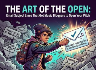 Email Subject Lines to Pitch Music Bloggers: 5 Winning Formulas