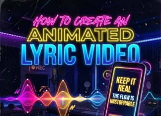 How to Make an Animated Lyric Video for a Rap Song Free (Canva Tutorial)