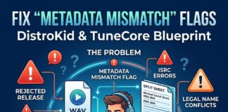 How to Fix “Metadata Mismatch” Flags on DistroKid & TuneCore