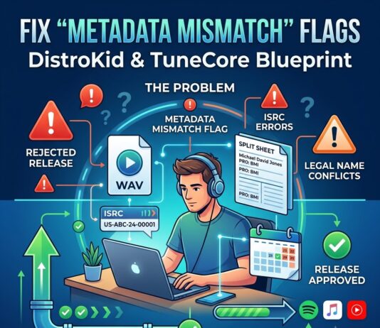 How to Fix “Metadata Mismatch” Flags on DistroKid & TuneCore