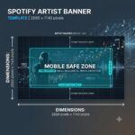 Spotify Header Banner Dimensions & Safe Zone Template (2026)
