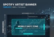 Spotify Header Banner Dimensions & Safe Zone Template (2026)